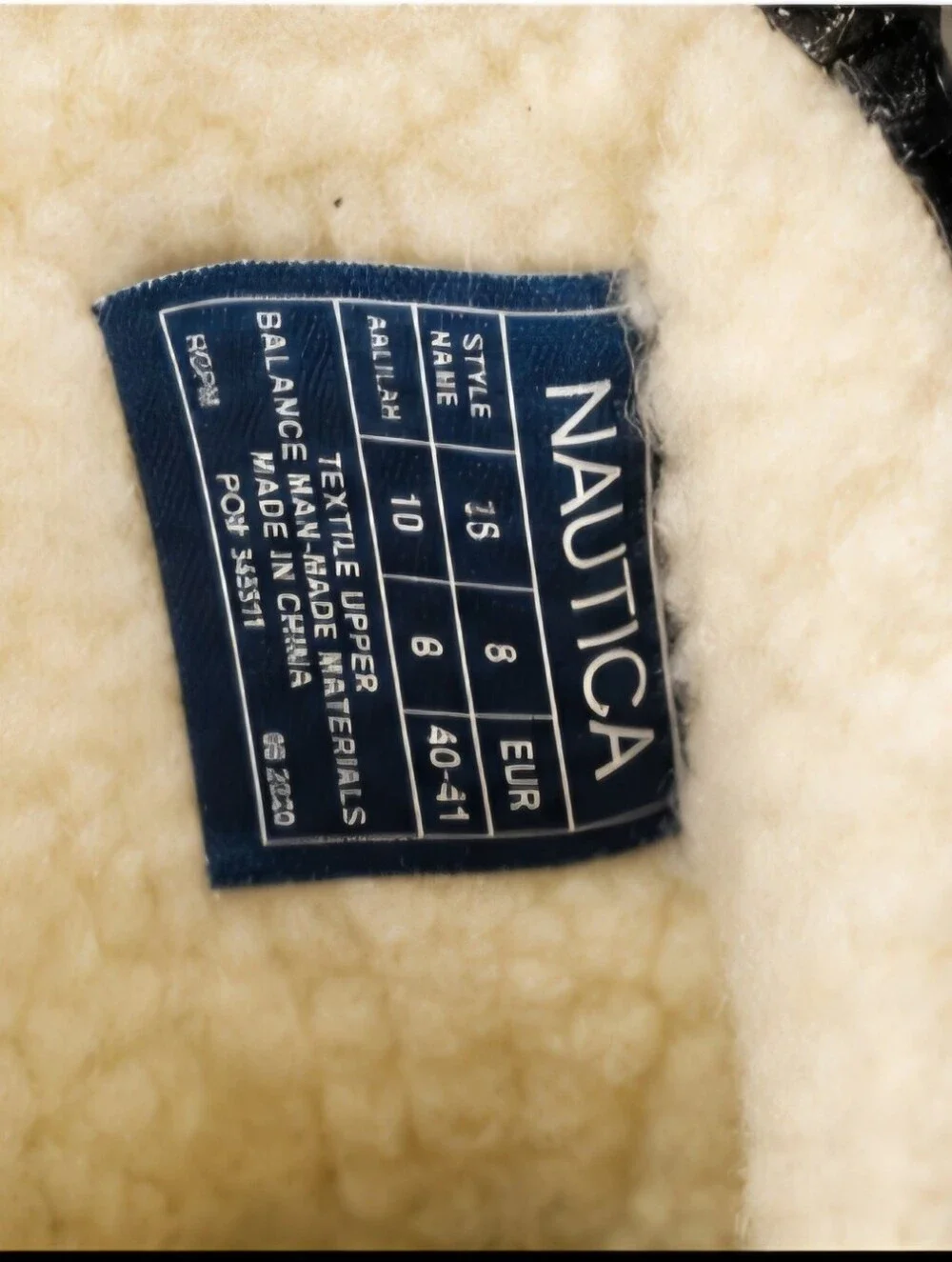 Nautica Women’s Black Waterproof Rain Boots Faux Fur Lined Size 10